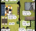Снимка 2 — Двустаен апартамент в Пловдив, Младежки Хълм