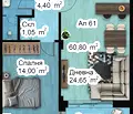 Снимка 2 — Двустаен апартамент в Пловдив, Младежки Хълм