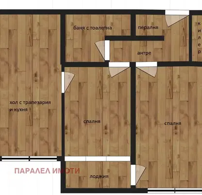 Снимка 3 — Двустаен апартамент в затворен комплекс до Гребната база в Пловдив