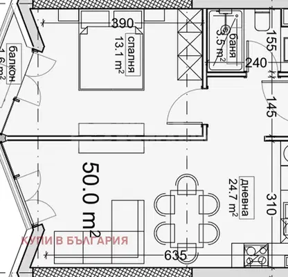 Photo 5 — 2-bedroom apartment in Varna, Vladislav Varnenchik 1