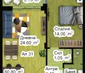 Снимка 2 — Двустаен апартамент в Пловдив, Западен