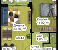 Снимка 2 — Двустаен апартамент в Пловдив, Западен