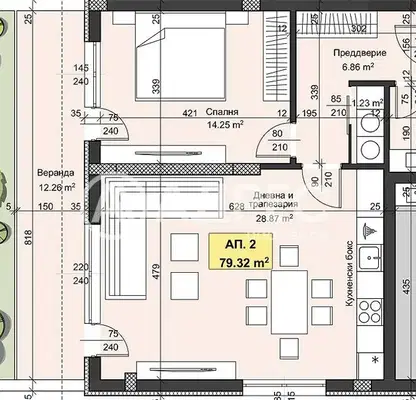 Photo 5 — 2-bedroom apartment in Plovdiv, Zapaden