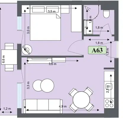 Photo 2 — 2-bedroom apartment in Oblast Blagoevgrad, Bansko