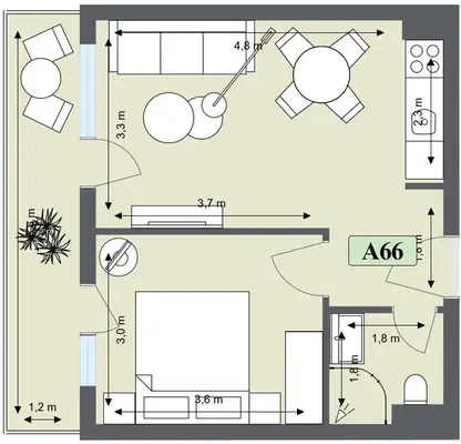 Photo 2 — 2-bedroom apartment in Oblast Blagoevgrad, Bansko