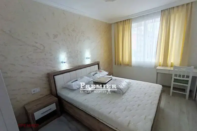Two-room apartment in Sunny Beach with parking and elevator