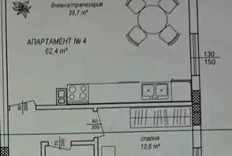 Двустаен апартамент в Пазарджик, Велин