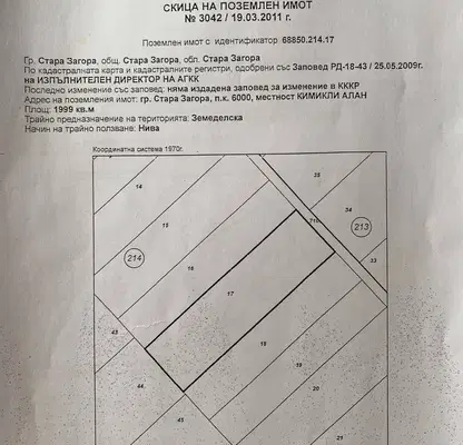 Photo 2 — Plot in Stara Zagora, Jeleznik - Centyr