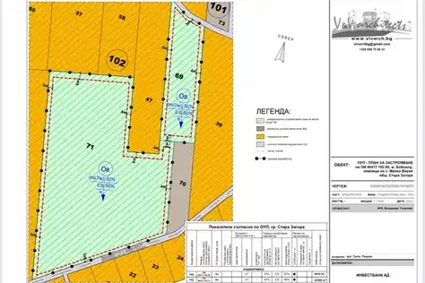 Plot in Stara Zagora, Jeleznik - Centyr