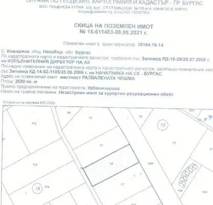 Снимка 3 — Парцел в Бургас, с. Кошарица