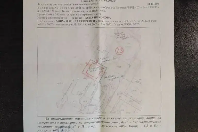 Парцел в Монтана, Вършец