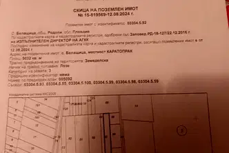 Парцел в Пловдив, с. Белащица