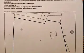 Парцел в София, Костинброд
