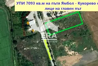 Парцел в Ямбол, с. Кукорево