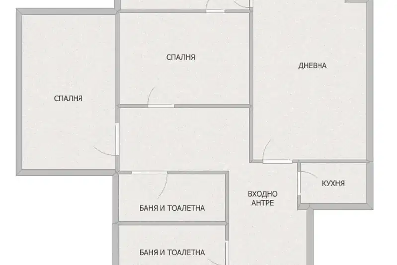 Тристаен апартамент с тераса в Белите брези, София