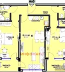 Тристаен апартамент в Бургас, Хоризонт