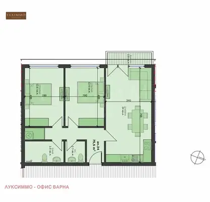 Снимка 4 — Тристаен апартамент във Варна, Христо Ботев