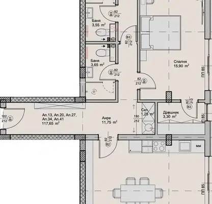 Снимка 2 — Тристаен апартамент в Пловдив, Христо Смирненски