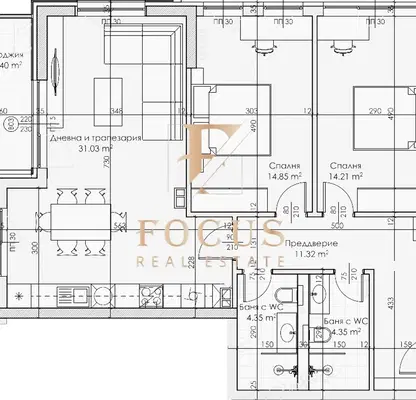 Photo 3 — 3-bedroom apartment in Plovdiv, Kyrshiyaka