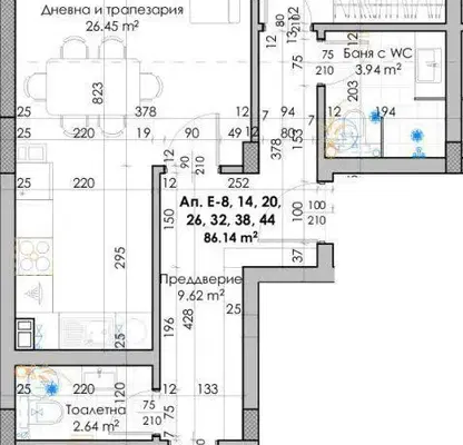 Снимка 4 — Тристаен апартамент в Пловдив, Кючук Париж