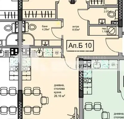 Снимка 2 — Тристаен апартамент в Пловдив, Кючук Париж