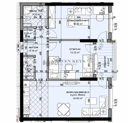 Photo 2 — 3-bedroom apartment in Varna, Mladost 1