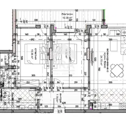 Photo 5 — 3-bedroom apartment in Varna, Mladost 2
