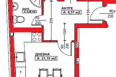 Тристаен апартамент в Широк център, Благоевград с тераса
