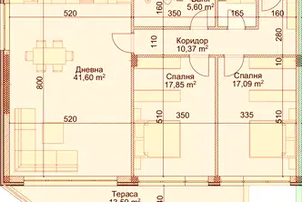 Тристаен апартамент в Благоев, Струмско