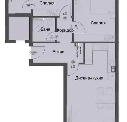 Снимка 3 — Тристаен апартамент в София, Витоша