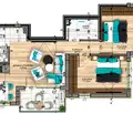 Снимка 5 — Тристаен апартамент в София, Витоша