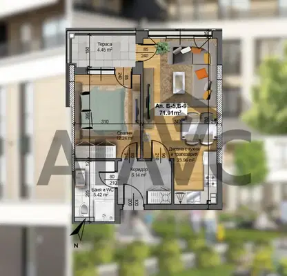 Снимка 2 — Двустаен апартамент в Пловдив, Отдих и култура