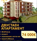 Двустаен апартамент в Стара Загора, Железник - център