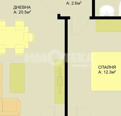 Photo 2 — 2-bedroom apartment in Varna, Pobeda