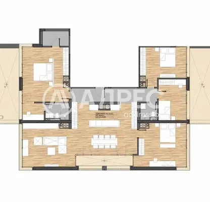 Photo 3 — 4-bedroom apartment in Sofiya, Boyana