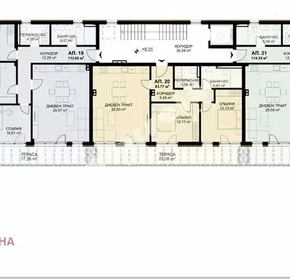 Снимка 3 — Многостаен апартамент във Варна, Бриз