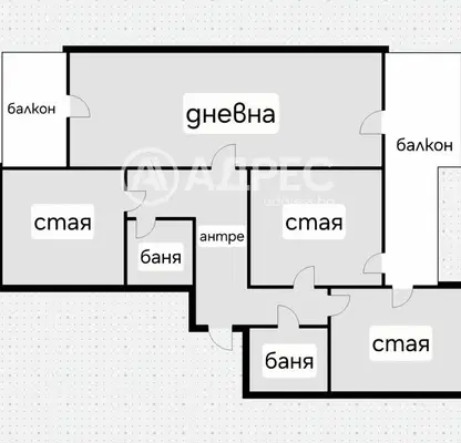 Снимка 4 — Многостаен апартамент в София, Люлин 1