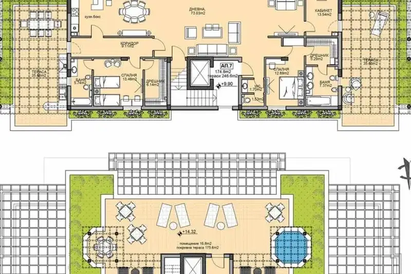 4-bedroom apartment in Sofiya, Vitosha