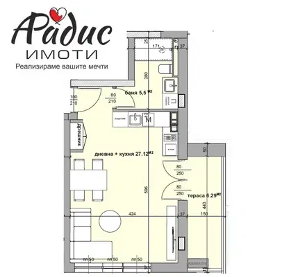 Photo 2 — 2-bedroom apartment in Студентско че