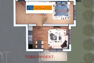 Двустаен апартамент в София, Дружба 2