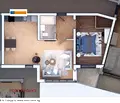 Снимка 2 — Двустаен апартамент в София, Дружба 2