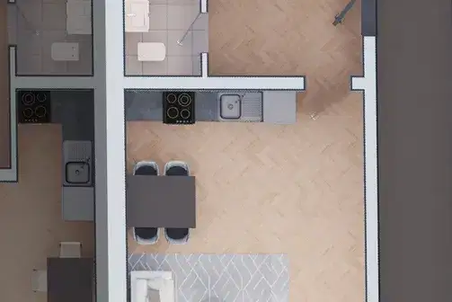 2-bedroom apartment in Sofiya, Drujba 2