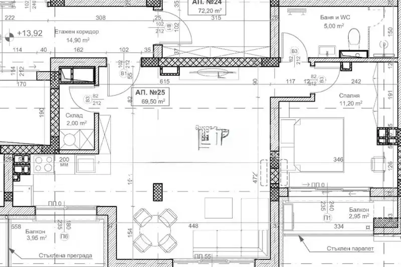 2-bedroom apartment in Plovdiv, Kamenica 2