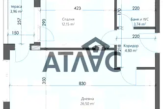 Двустаен апартамент в Пловдив, Кършияка