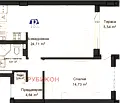 Снимка 2 — Двустаен апартамент в Пловдив, Кършияка