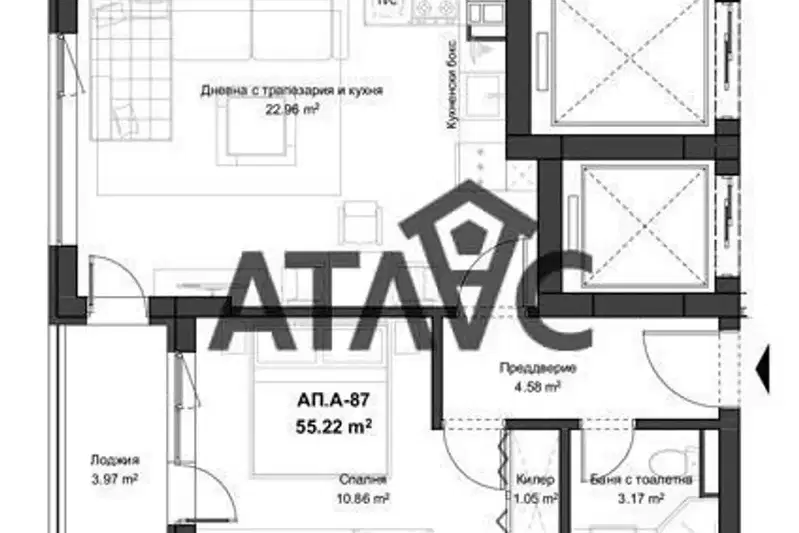Двустаен апартамент в Пловдив, Кючук Париж