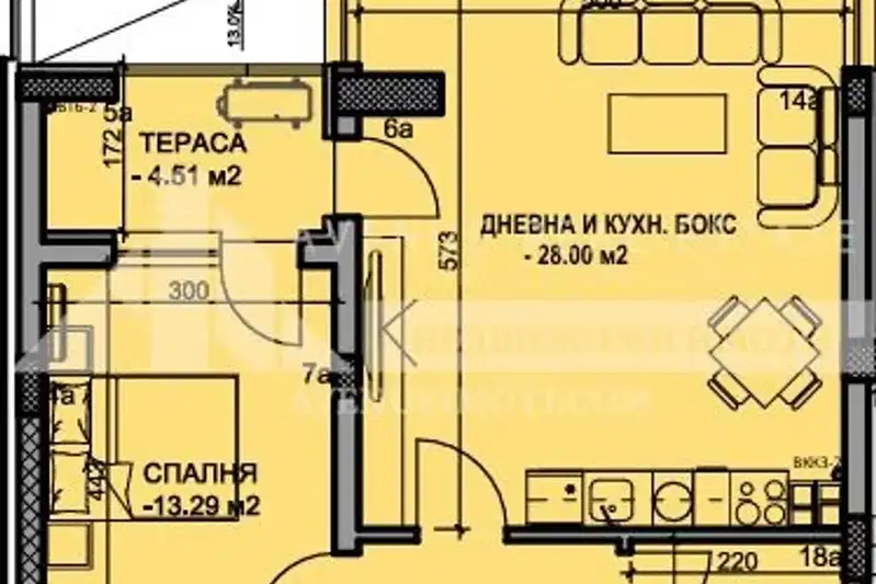 Двустаен апартамент в Пловдив, Кючук Париж