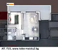 Снимка 2 — Двустаен апартамент в София, Люлин 10
