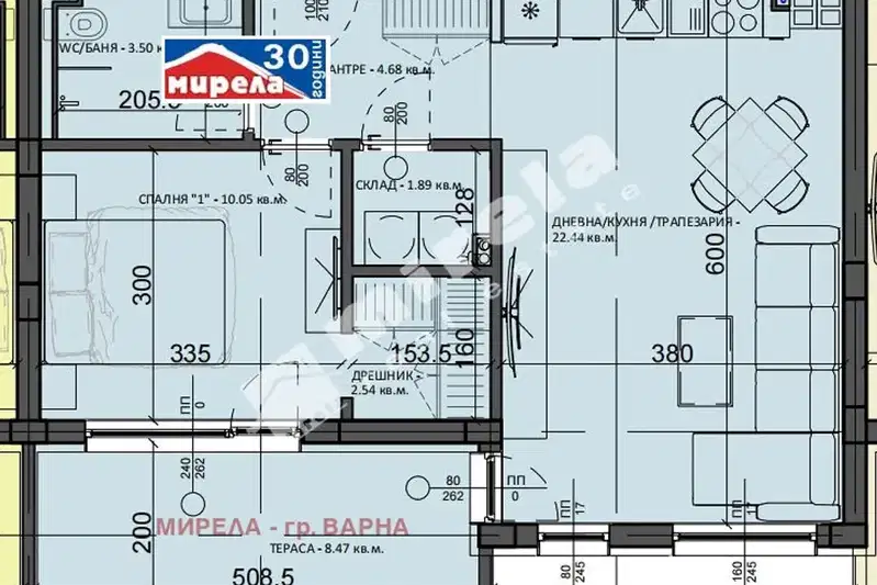 2-bedroom apartment in Varna, Alen Mak