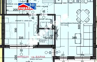 Двустаен апартамент във Варна, м-т Ален мак